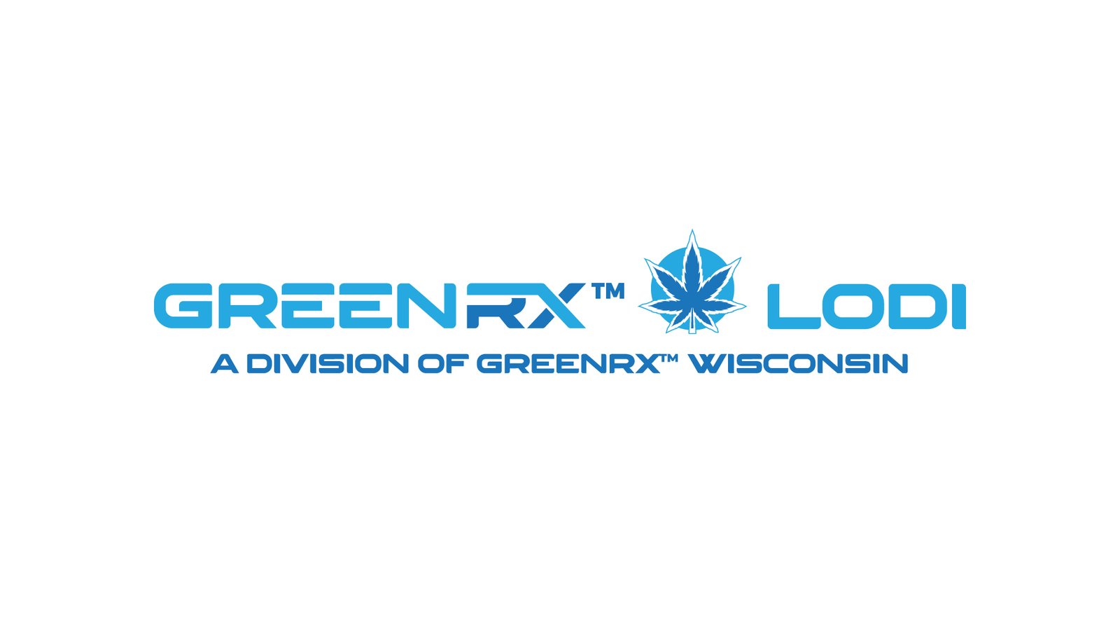 GreenRX Lodi Wisconsin THCA Hemp Flower Dispensary Logo White Background